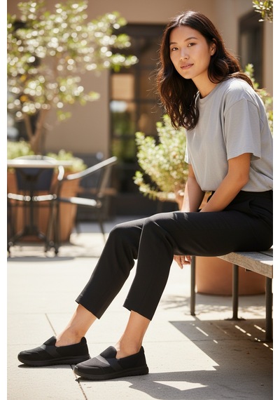 Dosa Shoes 701 Babet Kadın Ayakkabı Siyah