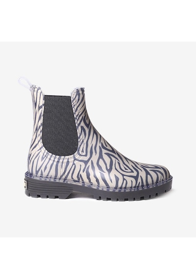 Yağmur Botu Kadın Diğer Calvi Toni Pons Ankle Boot Water Zebra Bej - Lacivert