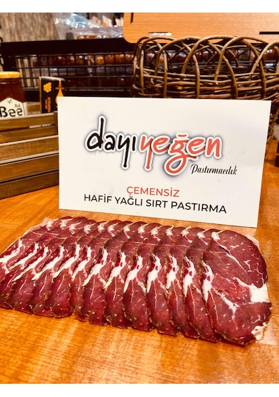 Dayı Yeğen Çemensiz Hafif Yağlı Sırt Pastırma 250 G