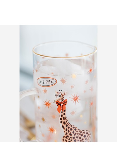 Zürafa Şeffaf Cam Sürahi 1300 Ml