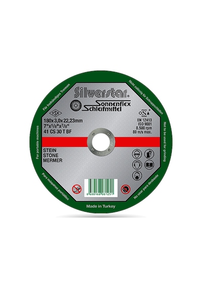 180x3 Mermer Kesme Taşı Düz