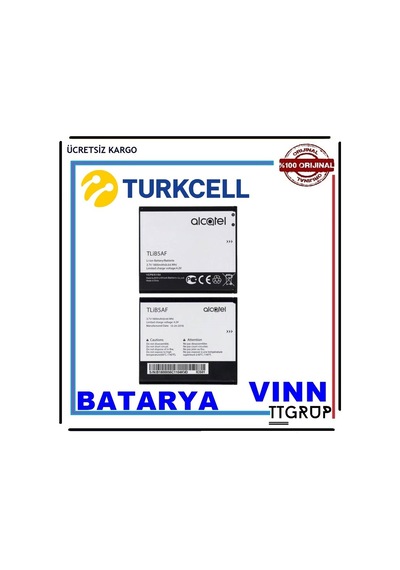 Turkcell Vınn Mw40V Tlıb5Af Batarya Pil 1800 Mah