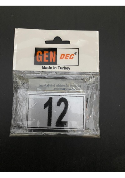 Kapı Numarası Dolap,Raf,Posta Kutusu 4X6 Cm 1 Den 12 Ye