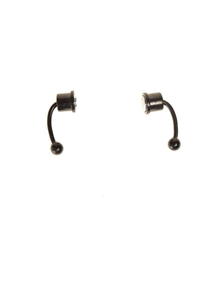 Mıknatıslı Piercing Siyah Renk Siyah - 253027308 Siyah