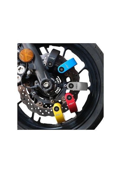 Gp Kompozit Dsk004 Universal Alarmlı Motosiklet Disk Kilidi Gri