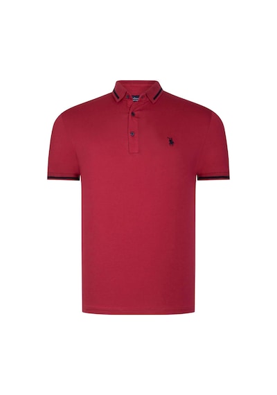 T8586 Dewberry Erkek Polo Yaka T-shırt-koyu Bordo