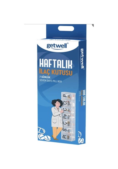 Getwell 7 Günlük Ilaç Saklama Kutusu