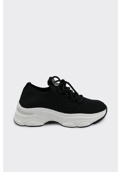 Derinet Comfort Taban Kadın Sneaker Siyah Siyah