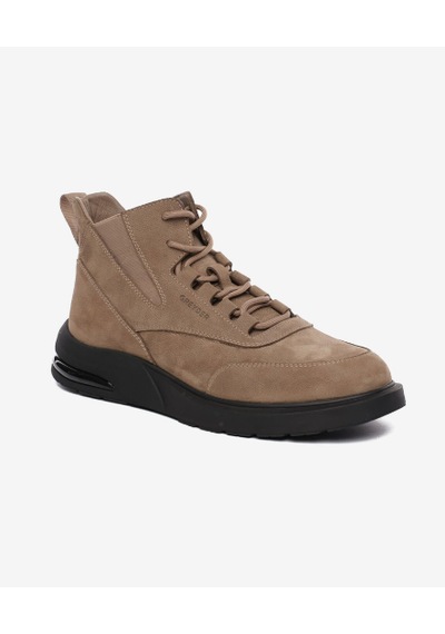Greyder Erkek Vizon Hakiki Deri Sneaker Bot 5k1sb18741 266 Vızon