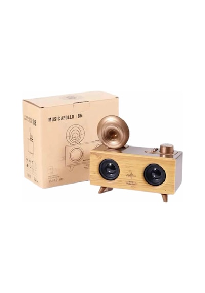 Gramafon Radyo Bluetooth Hoparlör Nostaljik Radyo Fm Radyo 08418647