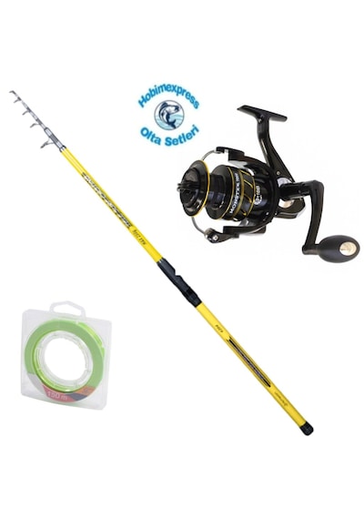 Remixon Arma 420 Cm 250 Gr Surf Kamış - Monster 7000 Surf Makina - Surf Olta Seti
