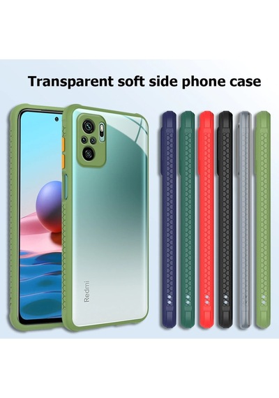 Xiaomi Redmi Note 10 Kilif Lens Korumali Arkasi Seffaf Kapak 488379360