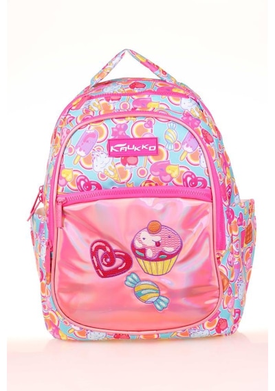 Kaukko Kids Sırt Çantası Aynalı Nakışlı Sweet L5139