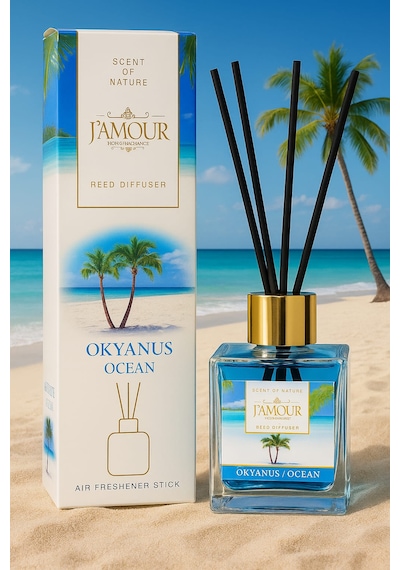 Okyanus Esintisi Bambu Çubuklu Oda Kokusu 100 Ml Ferah Ve Kalıcı Koku Okyanus Esintisi