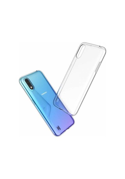 Samsung Galaxy Uyumlu A01 Şeffaf Kılıf Süper Silikon