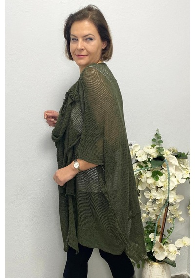 Mia Butik Kadın Haki Tasarım Merserize Mevsimlik Bluz-1601 Haki Mia Butik Kadın Haki Tasarım Merserize Mevsimlik Bluz-1601 Haki