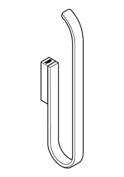Yedek Tuvalet Kağıdı Tutacağı Çift Rulo İçin - 41067000 16.5 x 12.2 x 11.2 CM