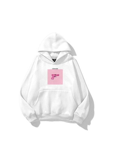 Tarzsokak Kadın Gang Gang Sweatshirt Beyaz