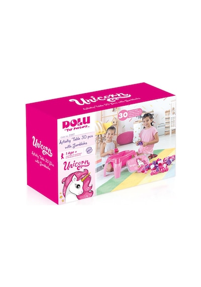 Dolu Unicorn Aktivite Oyun Masası Mega Blok 30 Parça 2598