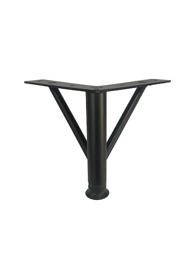 Firkete Ayak Metal 12 Cm Mat Siyah Mobilya Koltuk Ayağı Siyah Diğer