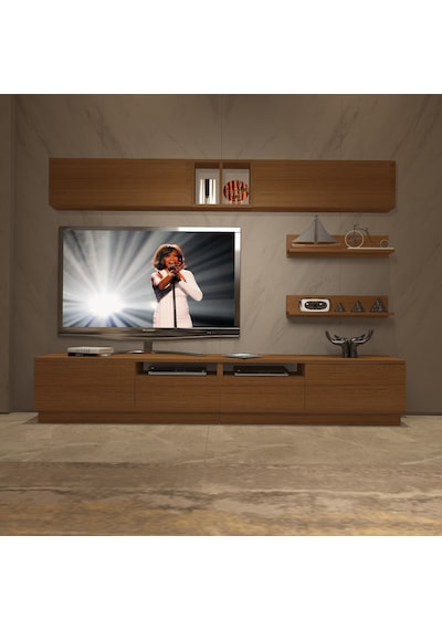 Decoraktiv Trendstyle 5220s Mdf Tv Ünitesi Tv Sehpası - Naturel Ceviz