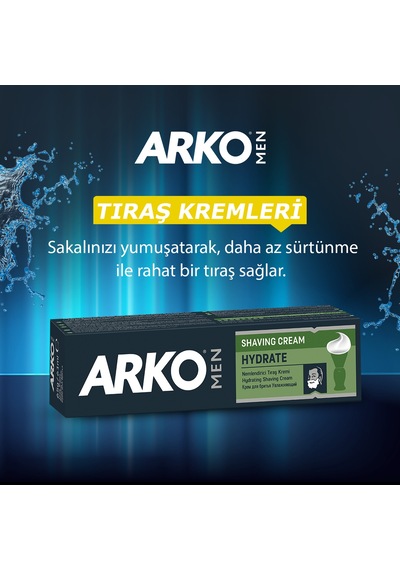 Arko Men Hydrate Tıraş Kremi 4 x 90 G