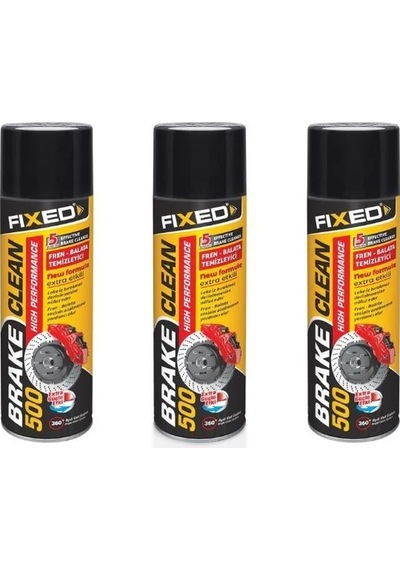 Sgs Fixed 3'lü Fren Balata Temizleyici Set 500 Ml
