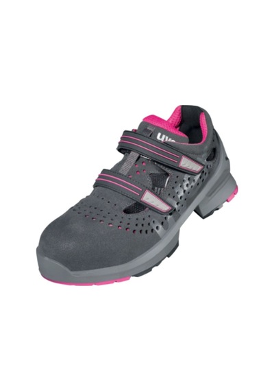 Uvex 8560 S1 Src Esd Kompozit Burunlu İş Ayakkabısı Siyah-Pembe
