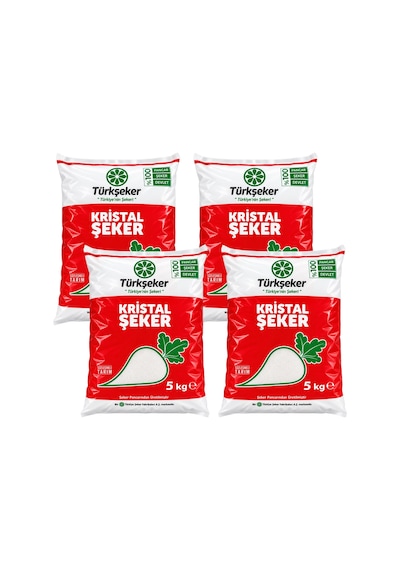 Türk Şeker Toz Şeker 5 Kg 4 Lü 20 Kg 4'lü Set