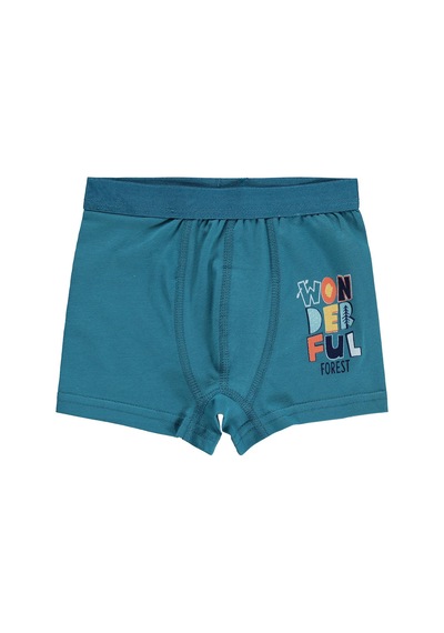 Civil Boys Civil Erkek Çocuk Wonderful Erkek Çocuk 2'li Boxer Likralı Süprem Okul Kreş Ve Günlük Kullanım Standart