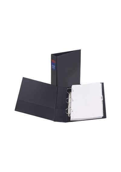 Avery Legal Sağlam Binder 3 Halkalı 5,1 Cm Yuvarlak Halka, Siyah, 1 Binder 6401 Genel