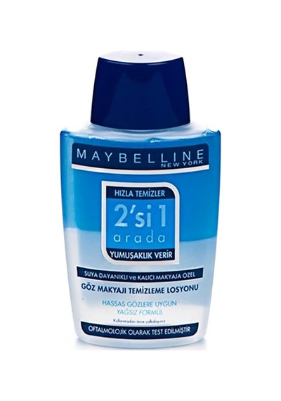 Maybelline New York 2'si 1 Arada Göz Makyaj Temizleme Losyonu 125 ML