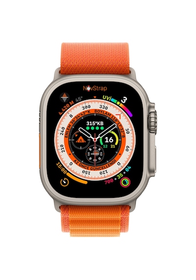 NovStrap Apple Uyumlu  Watch Se 2022 44 MM ile Kordon Alpine Loop T