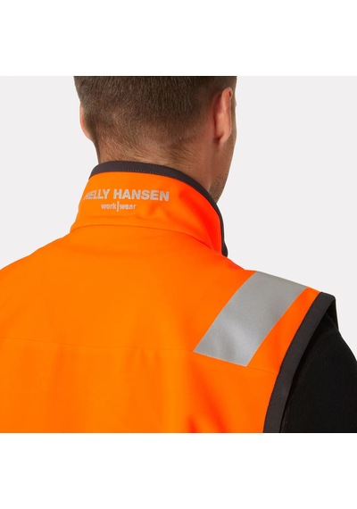 Helly Hansen Alna 4x Tech Vest 74030 Reflektörlü İş Yeleği M-269-reflektörlü Turuncu Hi-vis Orange