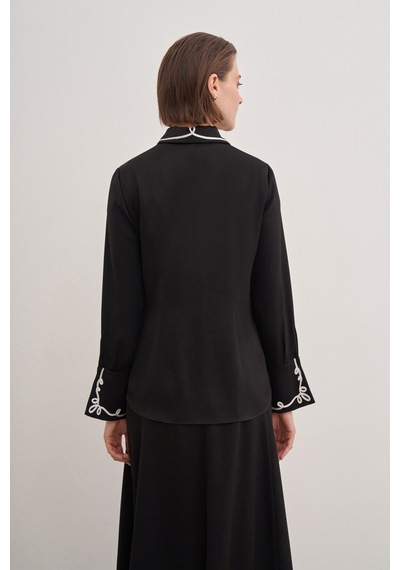 Aker 24aw15259111 Küçük Beden Bluz 24aw15259111 002 Siyah Siyah
