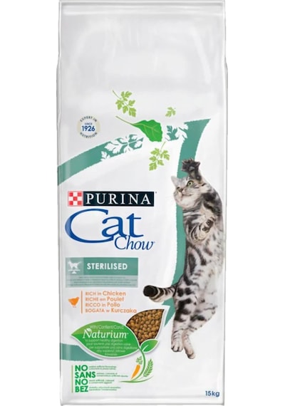 Purina Cat Chow Sterilised Kısırlaştırılmış Yetişkin Kedi Maması 15 KG