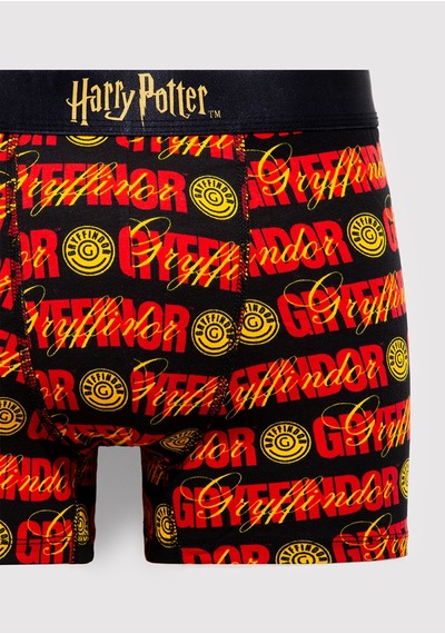 Mavi - Harry Potter Baskılı Siyah Boxer 0912219-900 Siyah