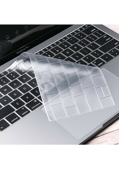 Apple Uyumlu MacBook Air M2 13.6inç A2681 Silikon Klavye Koruyucu