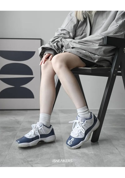 Nike Air Jordan 11 Retro Low "diffused Blue" Spor Ayakkabı Gri