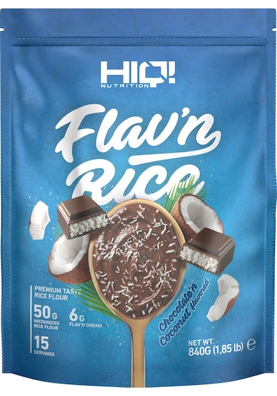 Hıq Flav'n Rice 840 G Chocolate'n Coconut Flavored Hindistan Cevizi