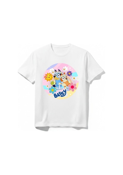 Urbantrendstore Bluey Özel Tasarım Unisex Kız Çocuk Erkek Çocuk Bisiklet Yuvarlak Yaka Basic Kısa Kollu %100 Pamuk Tişört Beyaz Urbantrendstore Bluey Özel Tasarım Unisex Kız Çocuk Erkek Çocuk Bisiklet Yuvarlak Yaka Basic Kısa Kollu %100 Pamuk Tişört Beyaz