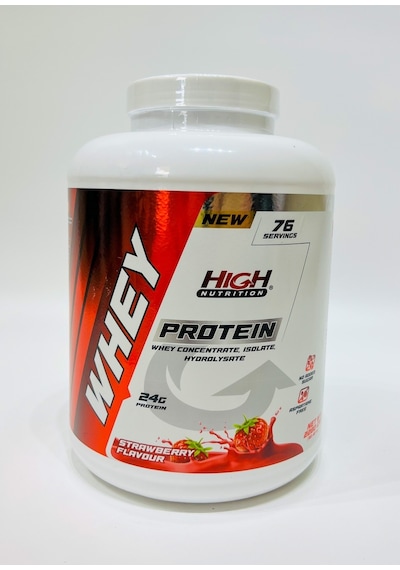 Whey Protein Tozu 2280 Gr Çilek Aromalı Protein Tozu 24 Gram Protein Kas Güç