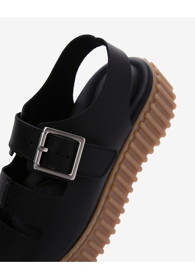 Clarks Torhill Seam Kadın Siyah Sandalet 26172064 Siyah