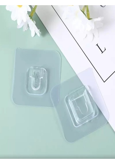 1 Adet Geçmeli Klips Eşya Sabitleme Askısı Tablo Ayna Resim Sabitleme Aparatı Plastik Şeffaf Cn Diğer