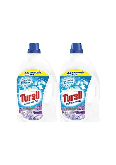 Tursil Jel 2'li Sıvı Çamaşır Deterjanı Leylak Bahçesi 44 Yıkama 3