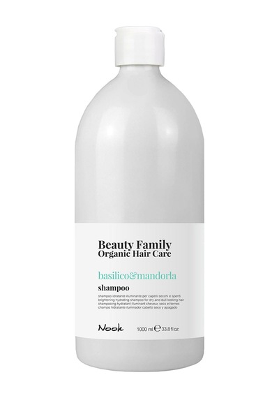 Nook Beauty Family Kuru Mat Saçlara Fesleğen Tatlı Badem Özlü Nemlendirici Parlaklık Veren Şampuan 1000ml