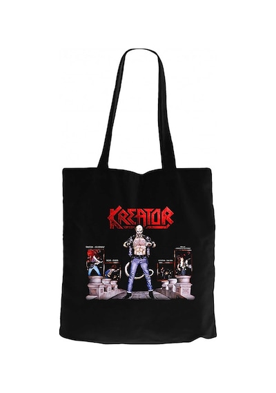 Kreator Terrible Certaint Siyah Kanvas Bez Çanta Siyah