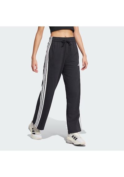 Adidas Essentials 3-stripes Open Hem French Terry Kadın Eşofman Altı C-adıjw7182b30a00 Siyah