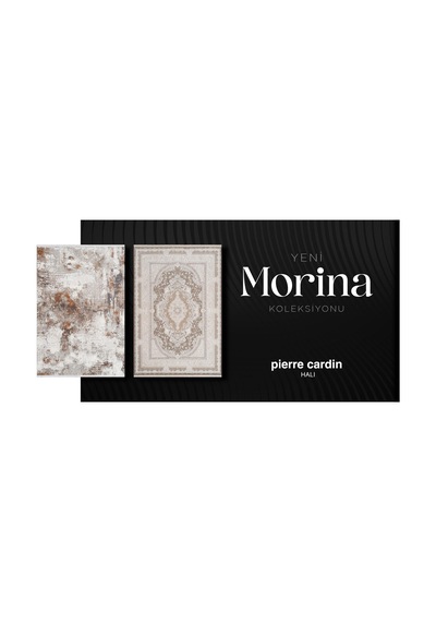 Pierre Cardin Morina Lh06a Krem Gri Akrilik Yumuşak Dokulu Modern Halı