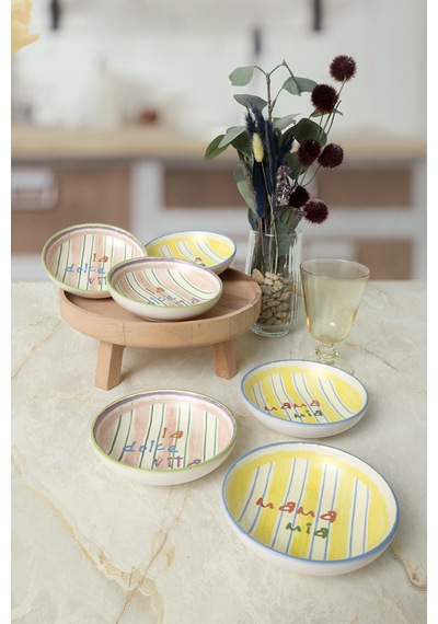 Mama Mia & La Dolce Vita Halka Çerezlik / Sosluk 13 Cm 6 Adet 227